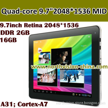 Quad-Core Retina 2k Android Tablet PC